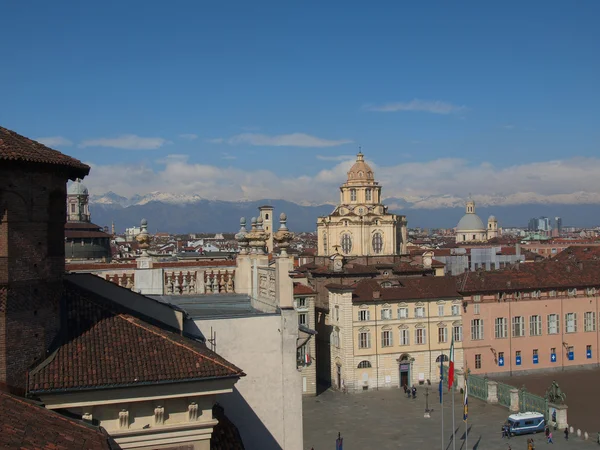 Piazza Castello, Турин — стокове фото