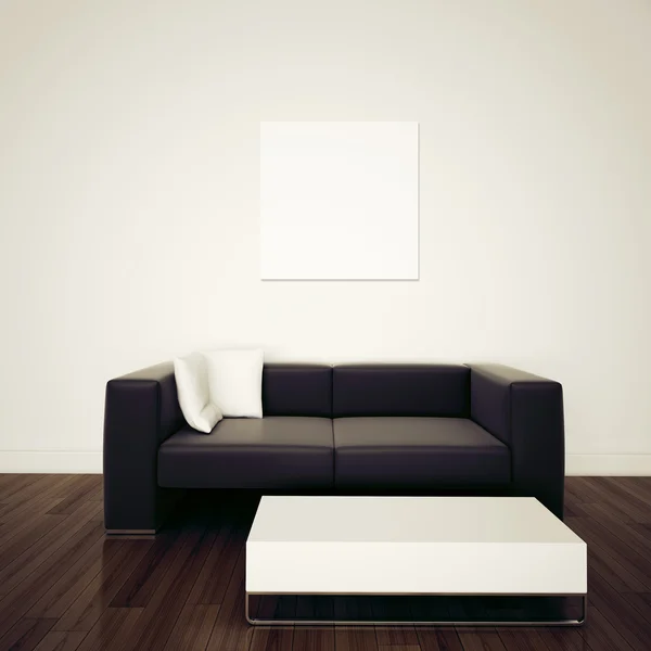 Modernes, komfortables Interieur — Stockfoto