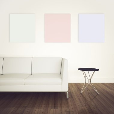 Modern çağdaş konforlu iç