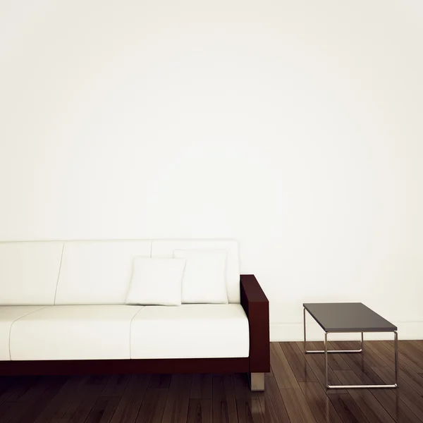 Moderní moderní pohodlný interiér — Stock fotografie