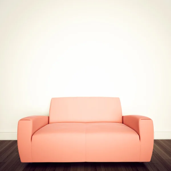 Minimal modern interior couch — Stock Photo, Image