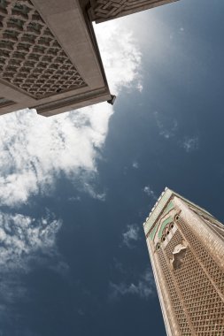 Mosque an sky clipart