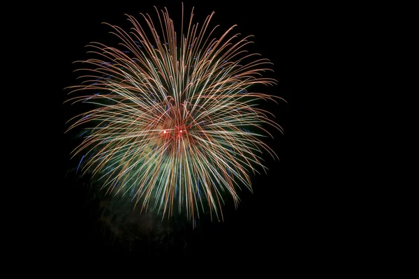 Isolated fireworks — 图库照片