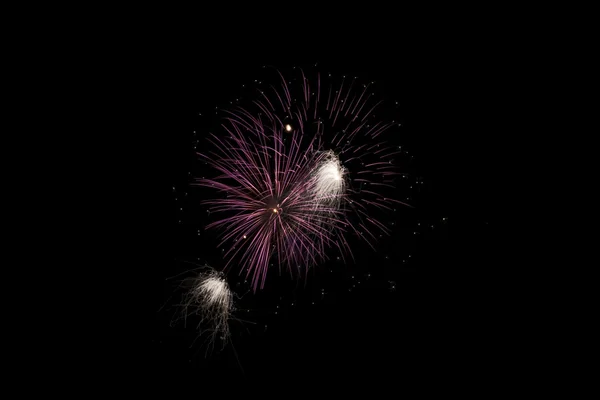 Fuochi d'artificio isolati — Foto Stock