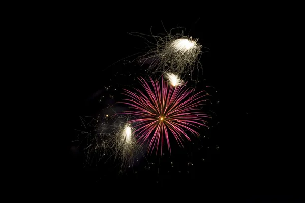 Fuochi d'artificio isolati — Foto Stock