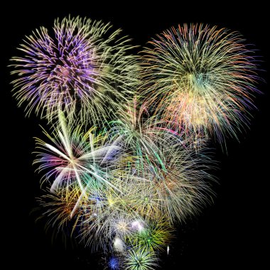 Fireworks background clipart