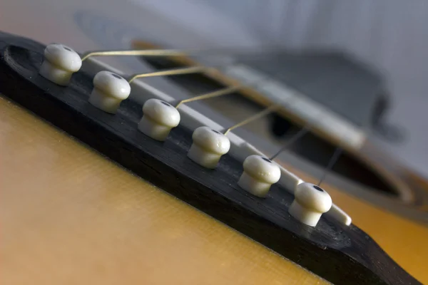 stock image Guitar bridge