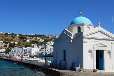 Coast of mykonos, Yunanistan.