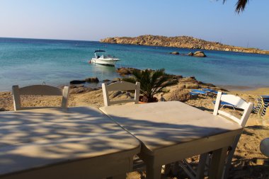 Yunanistan 'ın Mykonos Panoraması