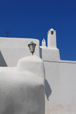 mykonos geleneksel Kikladik mimarisi. (Yunanistan cyclades)