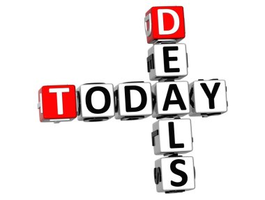 3D Today Deals Crossword clipart