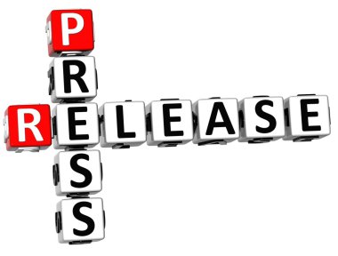 3D Press Release Crossword clipart