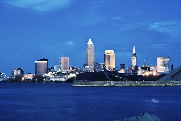 Cleveland nach Sonnenuntergang — Stockfoto