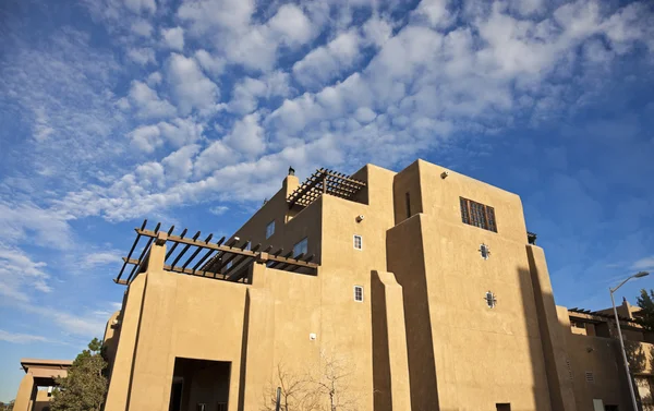 Pueblo ożywienie architecure — Zdjęcie stockowe