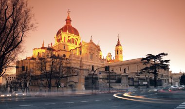 Cathedral Nuestra Senora de la Almudena clipart