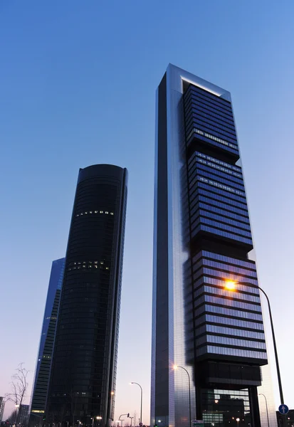 Cuatro Torres Área de Negócios — Fotografia de Stock