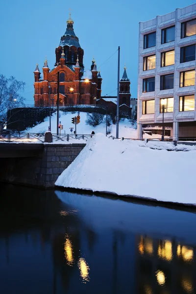 Kathedraal van Uspenski in Helsinki — Stockfoto