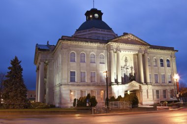 Boone County historic courthouse clipart