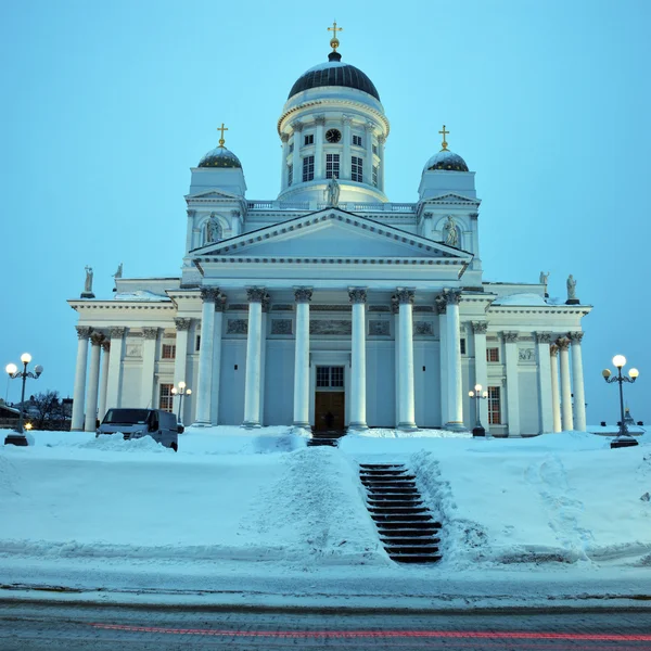 Domkyrkan - vintermorgon — Stockfoto