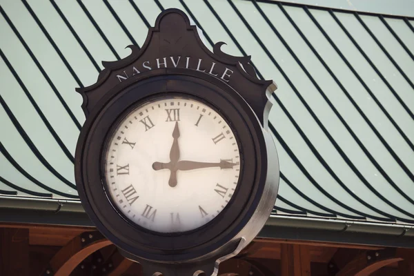 Antiguo reloj de calle en Nashville — Foto de Stock