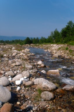 River Sludianka, Baikal clipart