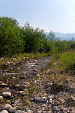 River Sludianka, Baikal clipart