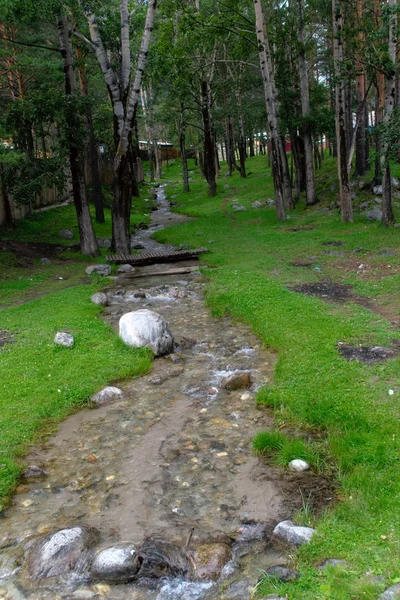 stock image Arshan settlement in the valley