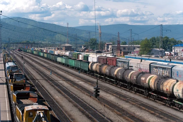Ferrocarril ruso Imagen De Stock