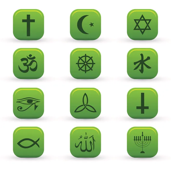 Znaki religii — Wektor stockowy