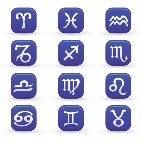 Zodiac Signs — Stock Vector