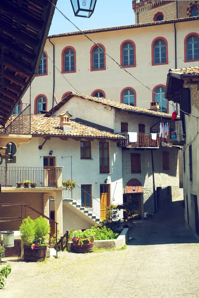 stock image Antique and cozy house yard