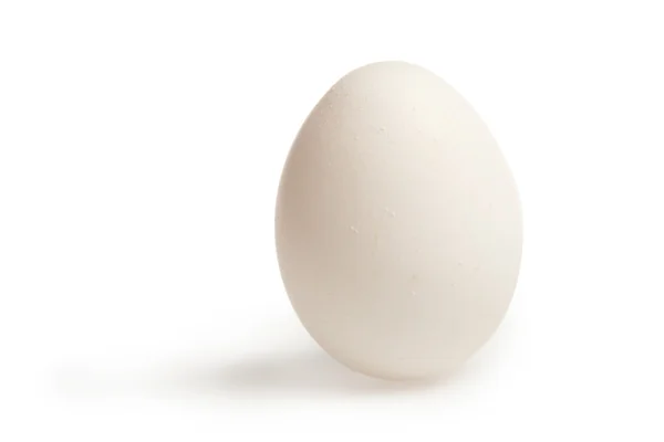 Uovo bianco con percorso di ritaglio — Foto Stock
