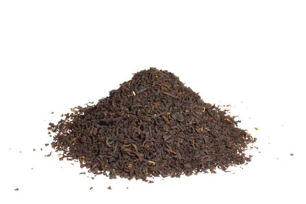 Schwarzer Teehaufen — Stockfoto