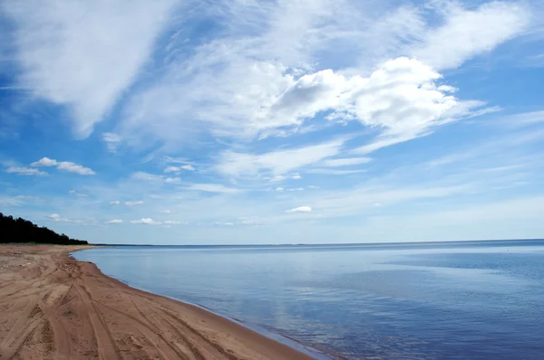 Stock image Sandy lakeside beach