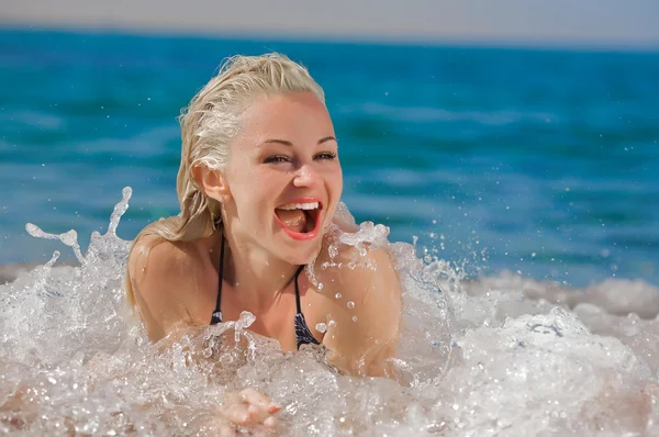 Laughter in the sea — Stock Photo, Image