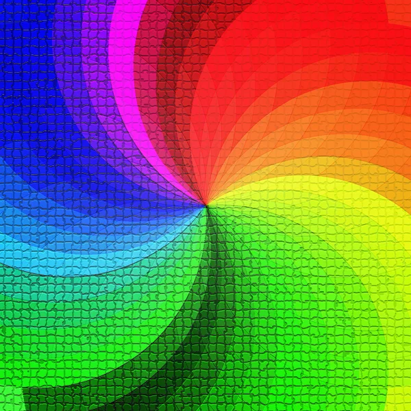 Fondo abstracto arco iris con textura — Vector de stock