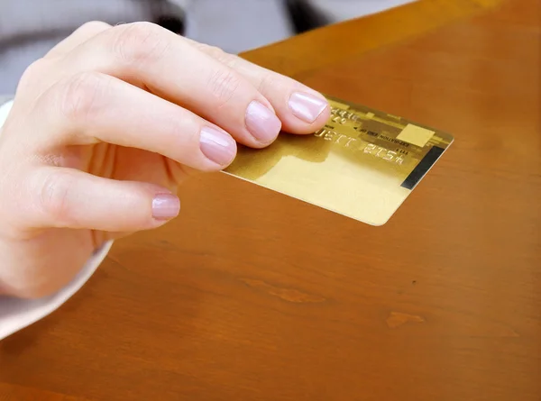 Kreditní karta. — Stock fotografie