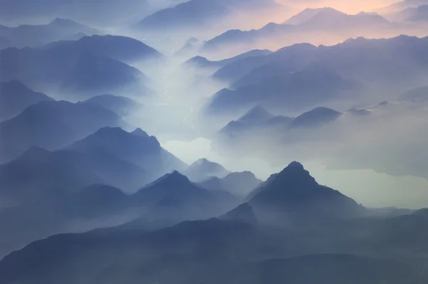 Вершини гір Альп — стокове фото