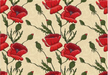 Floral seamless background clipart