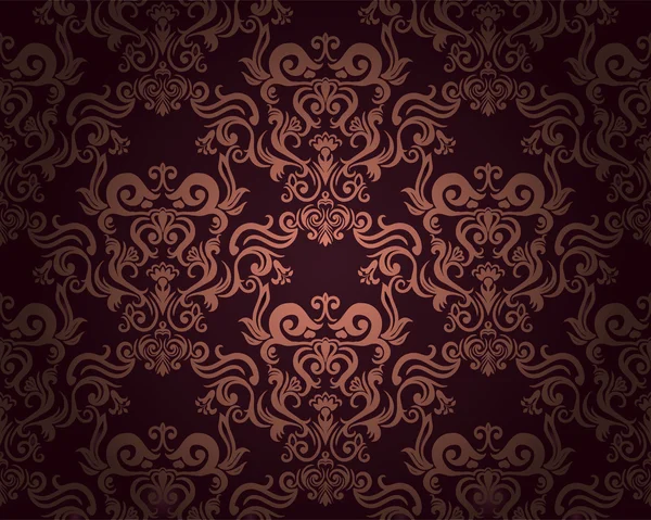 Damask repeating background — Stock Vector
