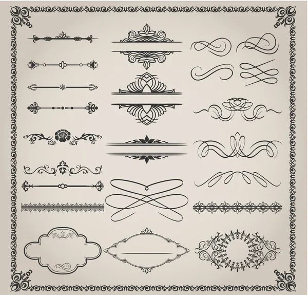 stock vector Set of design elements.