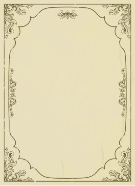 Vintage frame clipart