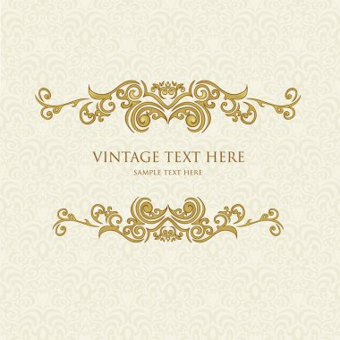 Vintage frame clipart