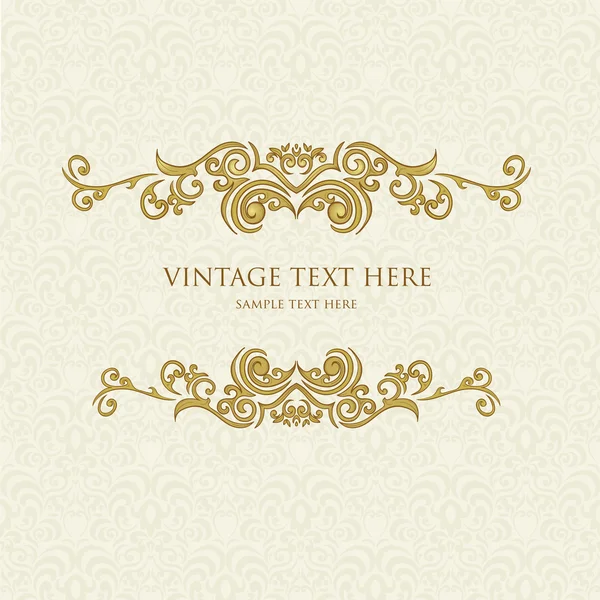 Cornice vintage — Vettoriale Stock