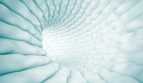 Blå abstrakt tunnel bakgrund — Stockfoto