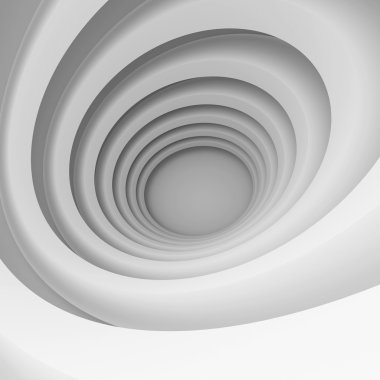 White Tunnel Background clipart