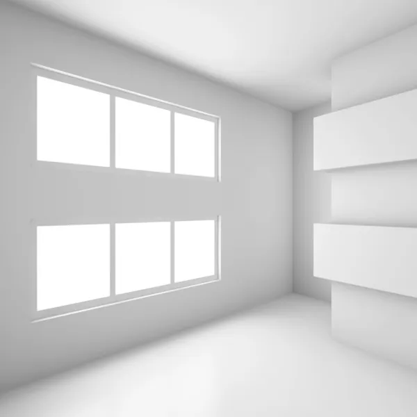 Современная пустая комната — стоковое фото