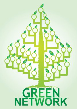 Green Network clipart