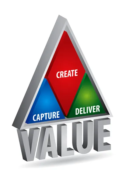 Tworzenie wartości — Wektor stockowy