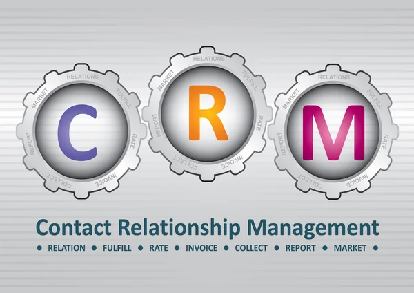 Contact Relationship Management — Stock Vector